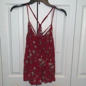 Flowy and Floral Strappy Tank from AE